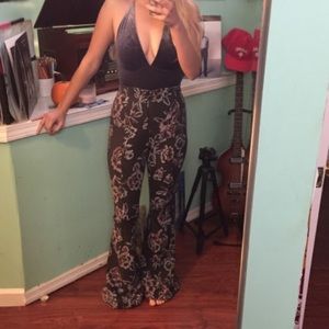 Freepeople Floral flair pants